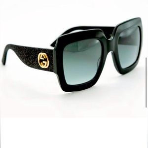 GUCCI GG0102S 001 54 Gucci 54 mm Black Sunglasses